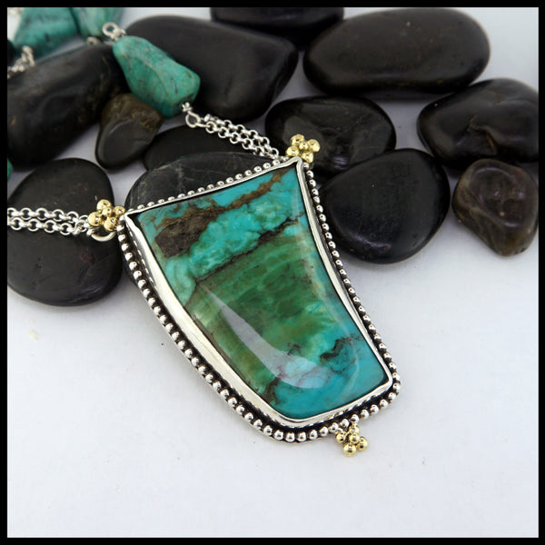 kingsman mine turquoise pendant 