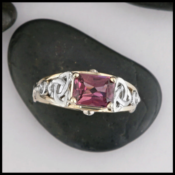 rhodolite garnet ring