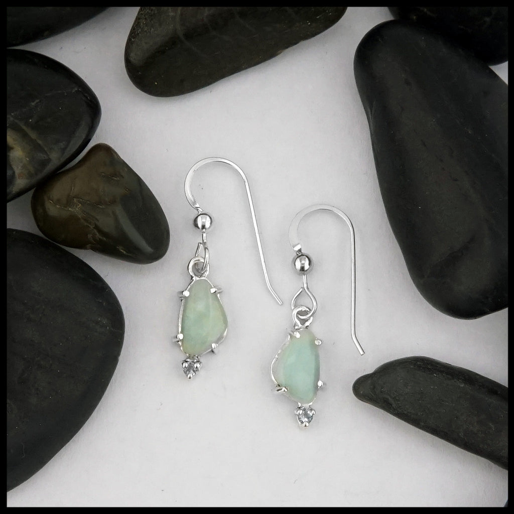 peruvian opal earrings