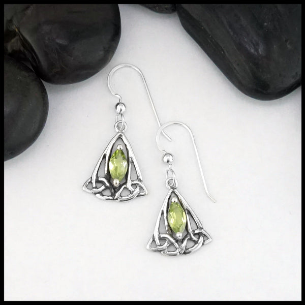 peridot earrings 