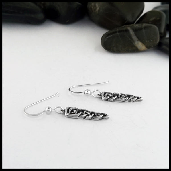 celtic drop earrings