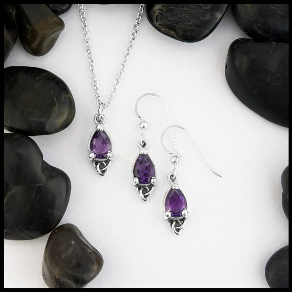 amethyst set celtic goddess