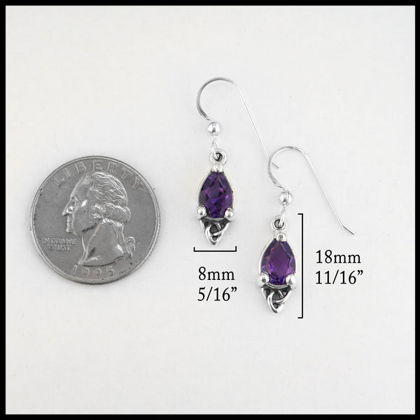 amethyst earrings