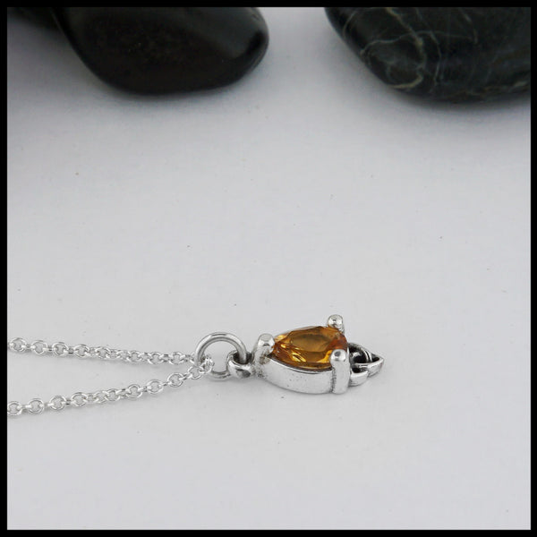 celtic goddess citrine set