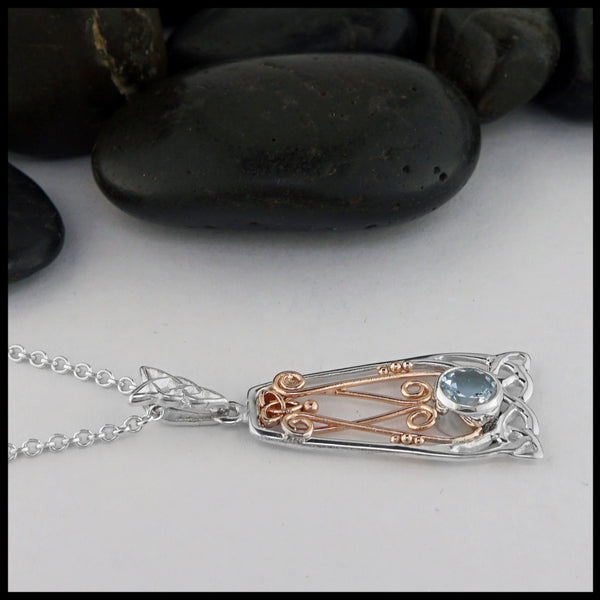 aquamarine pendant 