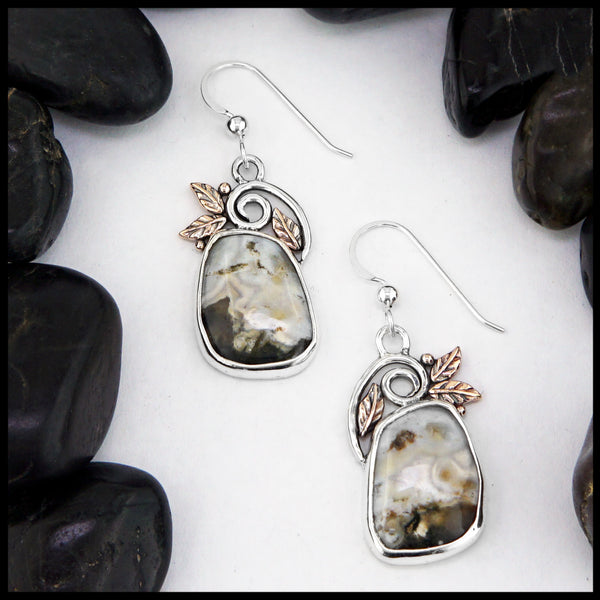 agate earrings 