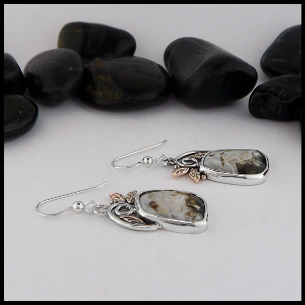 agate earrings 