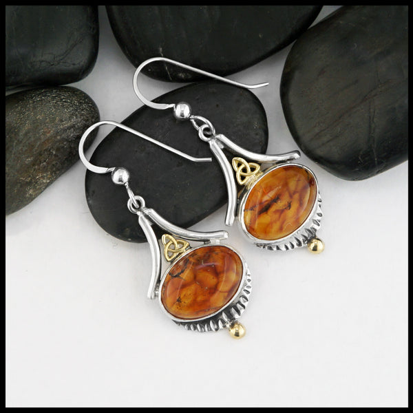 amber earrings 