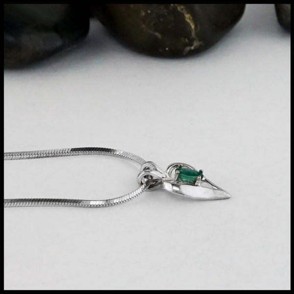 emerald pendant 