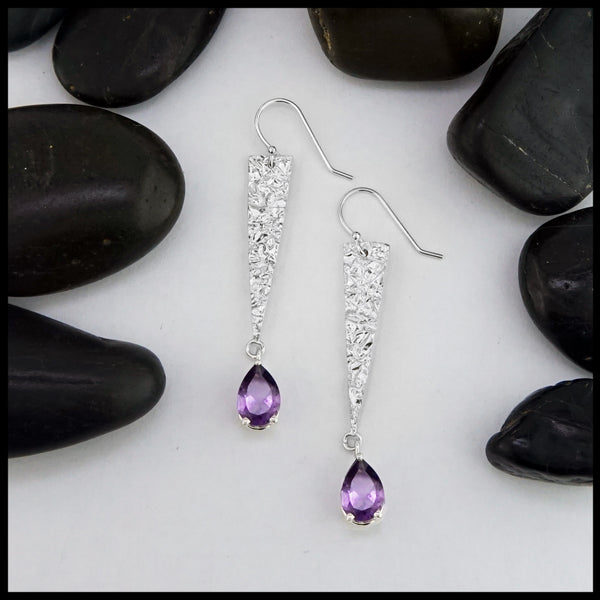 Amethyst earrings