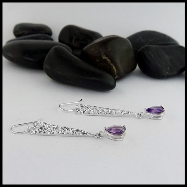 Amethyst earrings