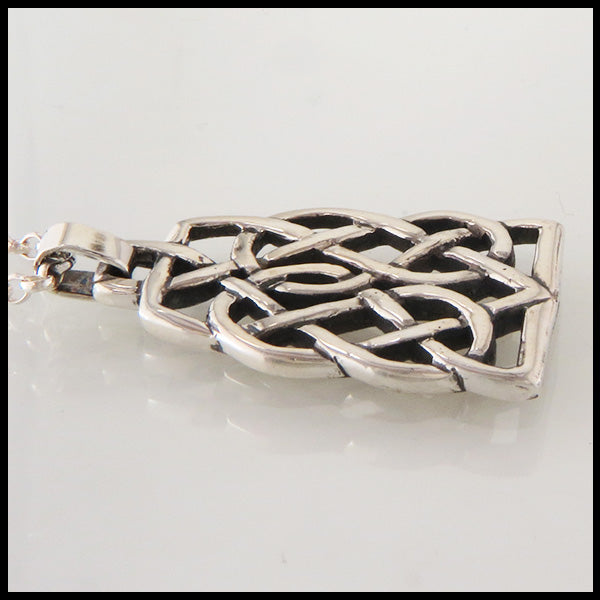 Celtic Heart and Hourglass Pendant