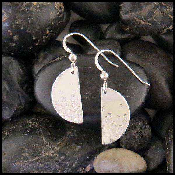 Half-moon Silver earrings