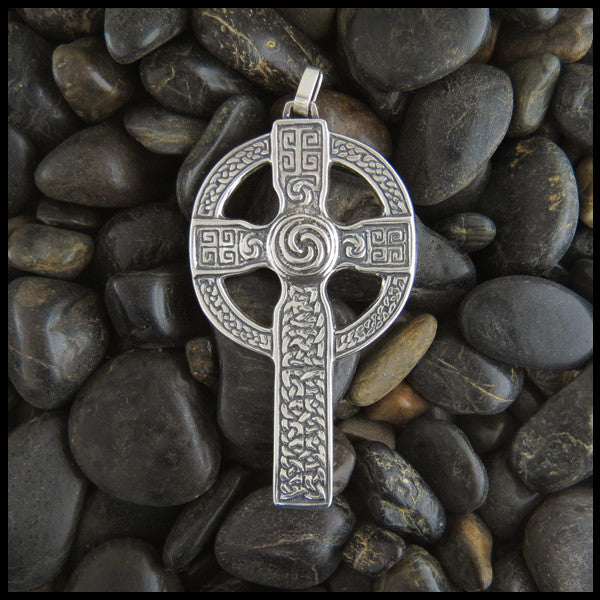 Large Celtic Cross in Sterling Silver