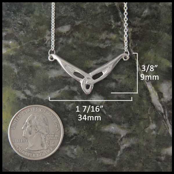 Triquetra Knot pendant in Sterling Silver