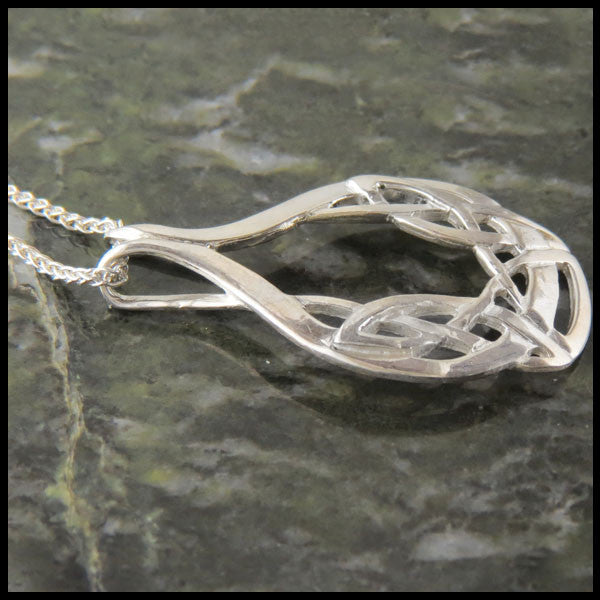 Art Nouveau Celtic Pendant in Sterling Silver