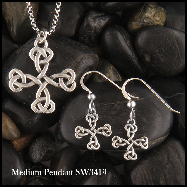 Equal Arm Cross Jewelry Set by Walker Metalsmiths