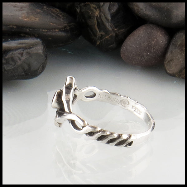 Celtic Ring with Twisted Band