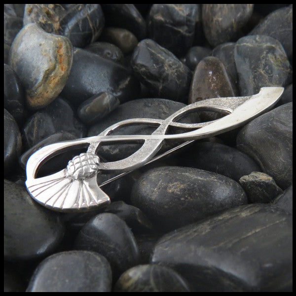 Thistle Pin in Sterling Silver