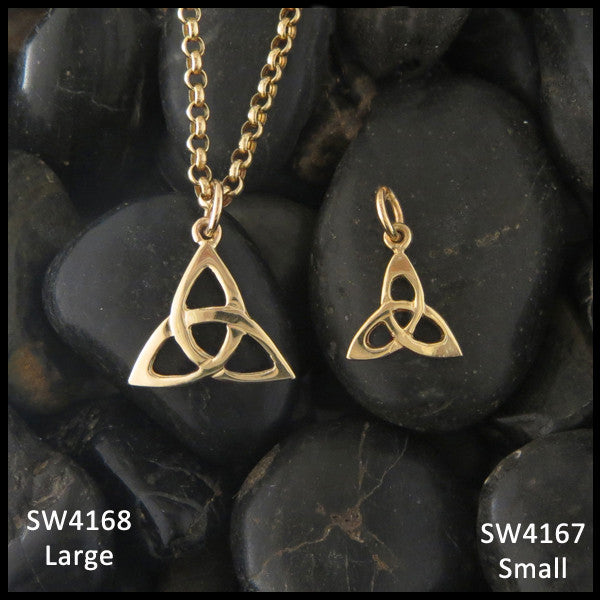 Triquetra pendant in 14K Gold