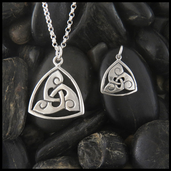 Triskele pendant in Sterling Silver