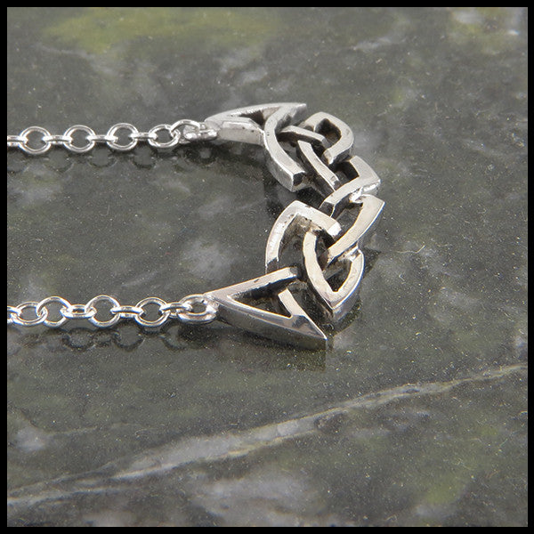 Russel Caldwell Celtic Knot Bar Necklace