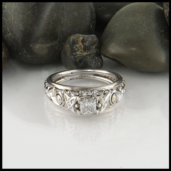 Cathedral Engagment Ring