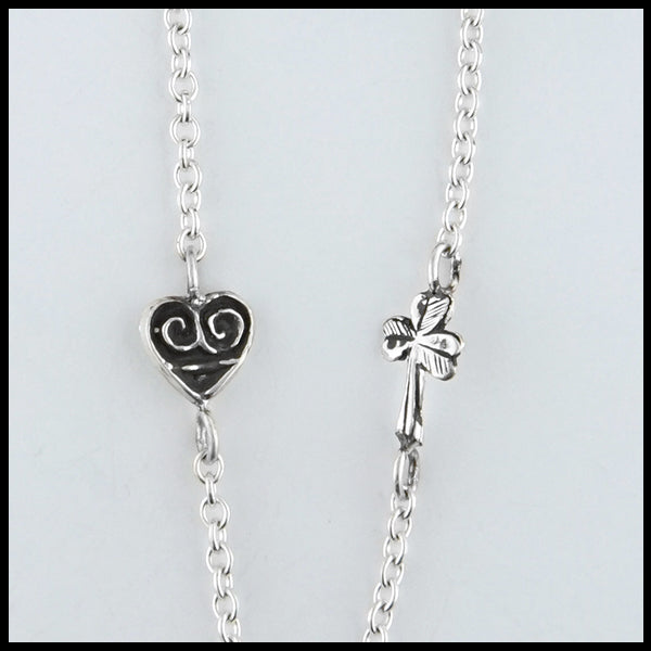 Celtic Equal Arm Celtic Cross Charm Necklace