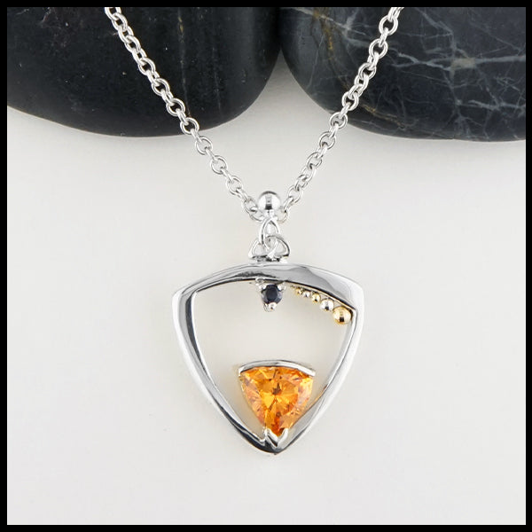 Spessartite Garnet Pendant