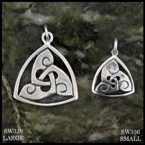 Triskele pendant in Sterling Silver