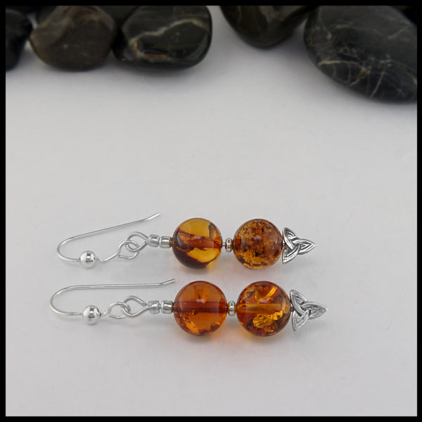 amber earrings 