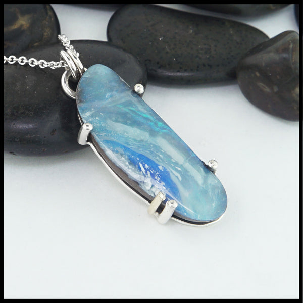 light blue opal 