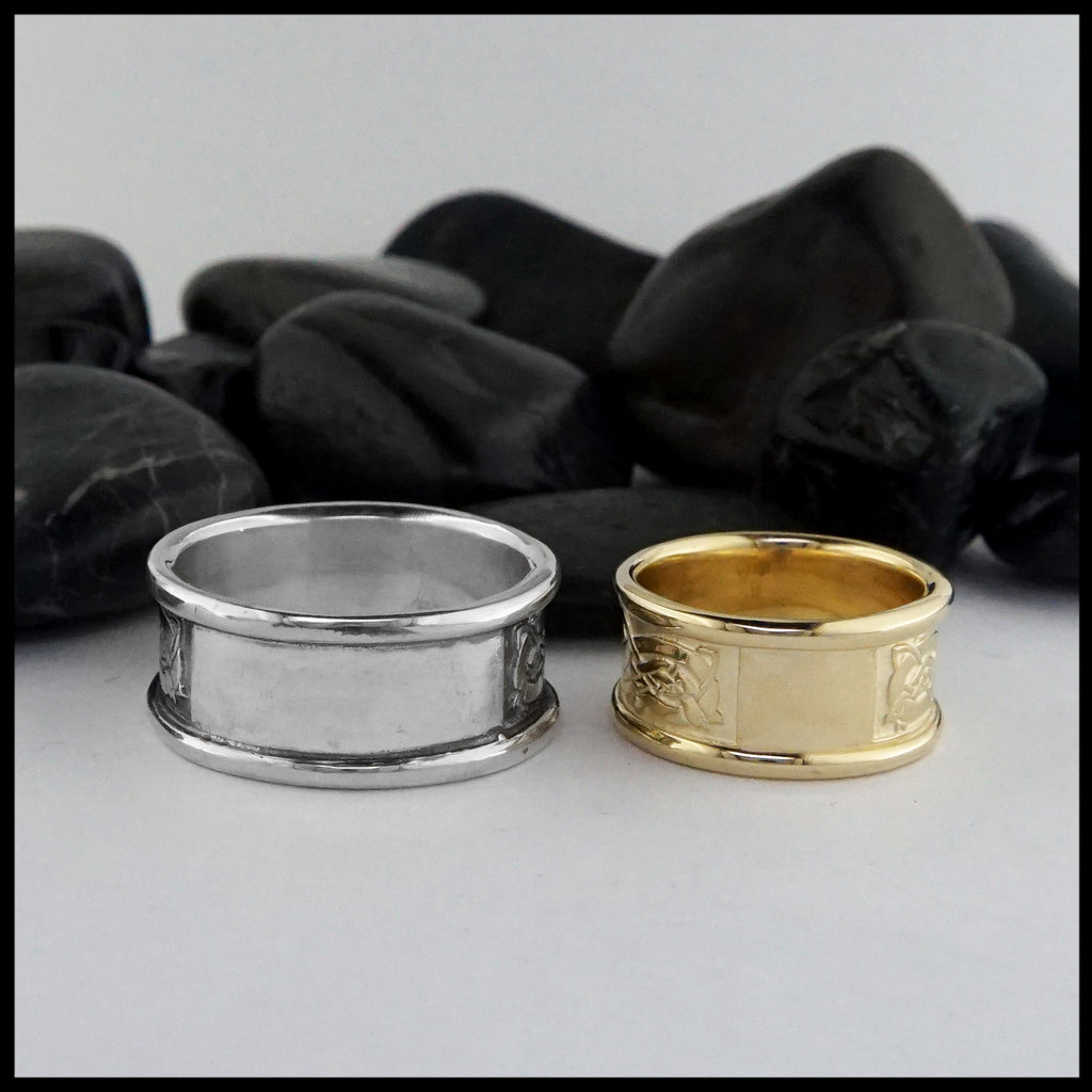 gold dog rings 