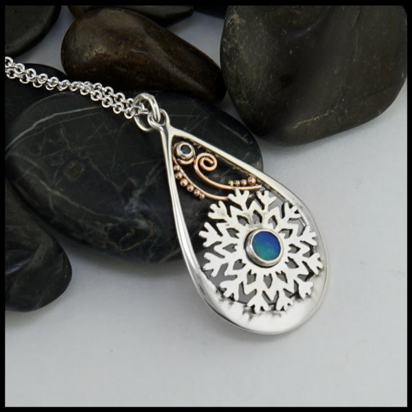 snowflake pendant