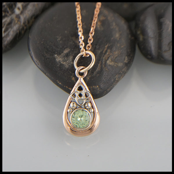 Mint  Tsavorite Pendant