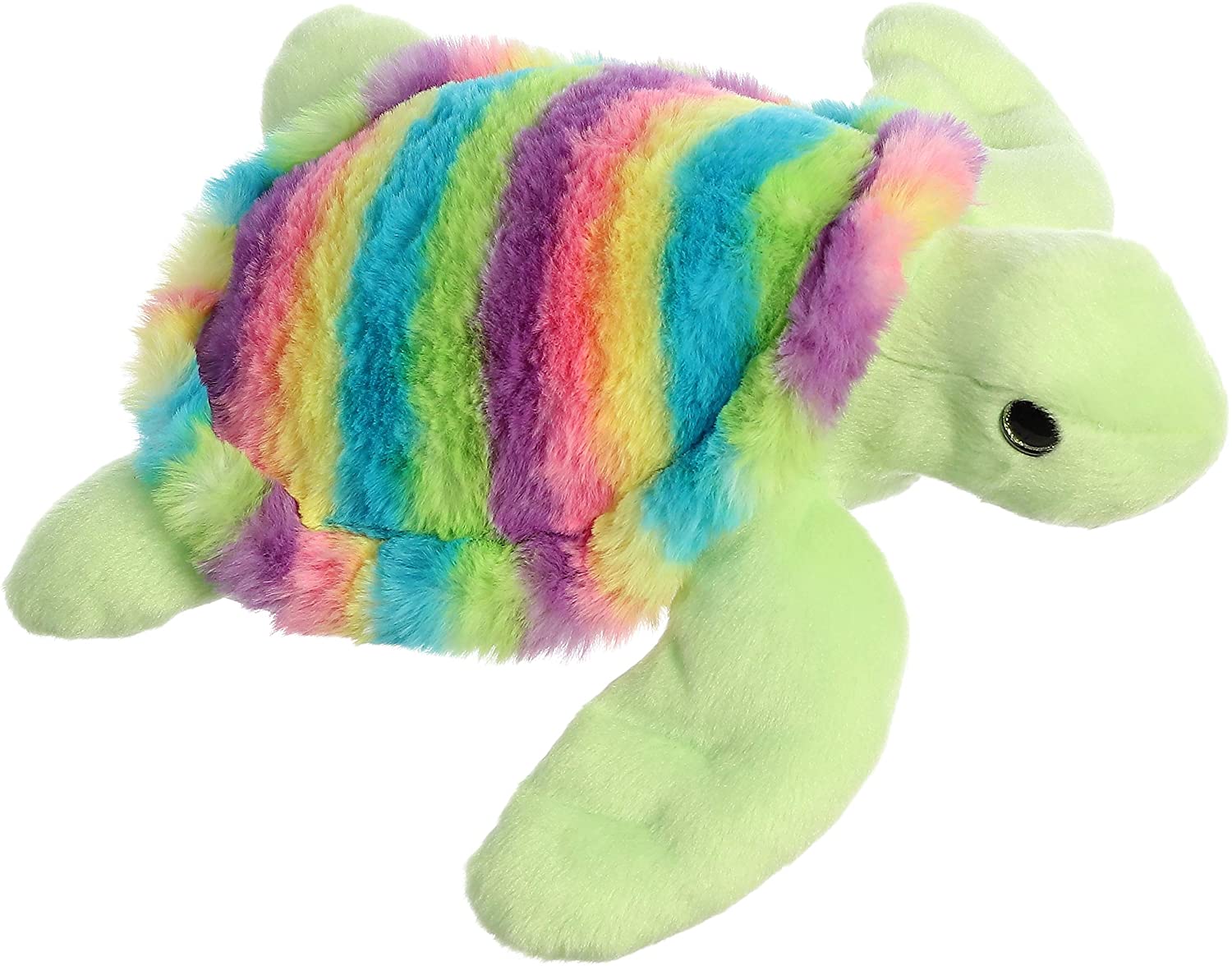 rainbow turtle stuffed animal