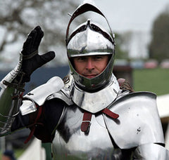 Militärischer Gruß Ritter Mittelalter