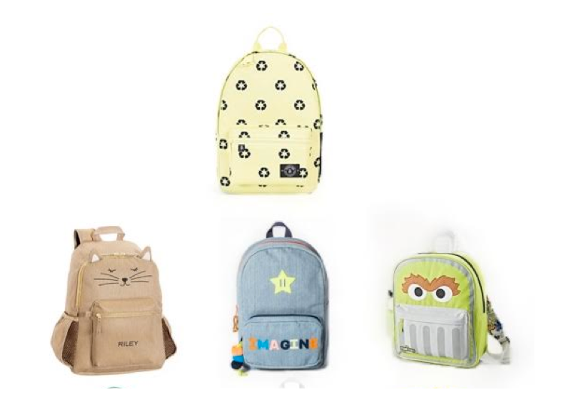 The Emily & Meritt Gold Kitty Kids Backpack