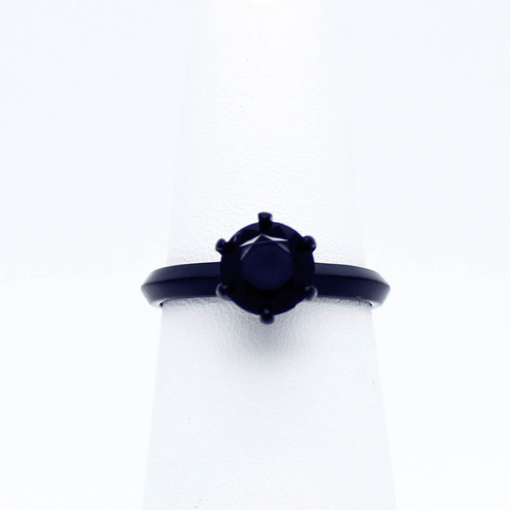 Home  Products  Black stone sterling silver ring
