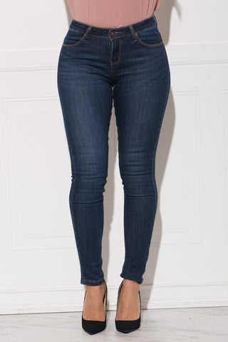 Natalie Pants - Floral Navy