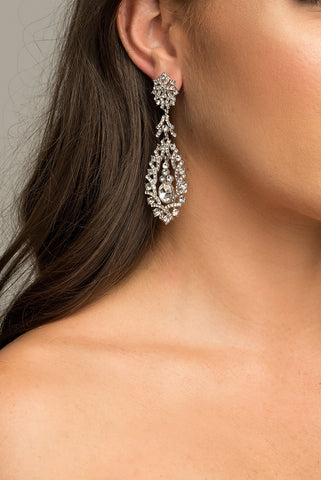 Susan Earrings - Emerald Green