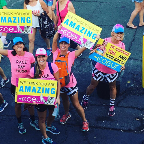 Cheering at a Triathlon