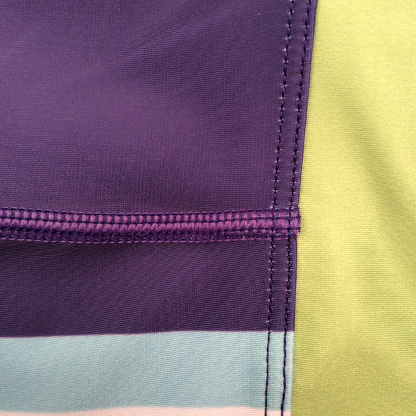 Seams on a pair of cycling shorts