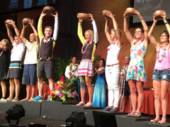 Laura Sophiea on the Podium in Kona