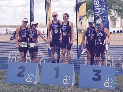 Jess and Patricia on podium