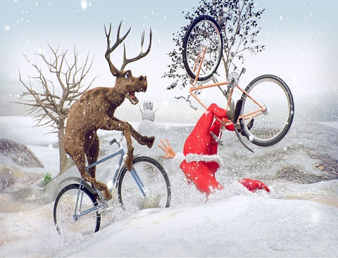 Santa On A Bike