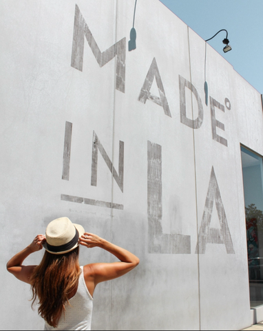 Made in LA sign