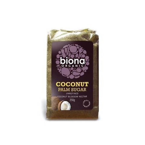 BIONA ekologiškas kokosų palmių cukrus, 250 g - Biosala