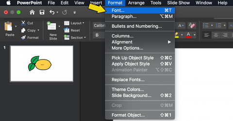 How to Edit Font in PowerPoint