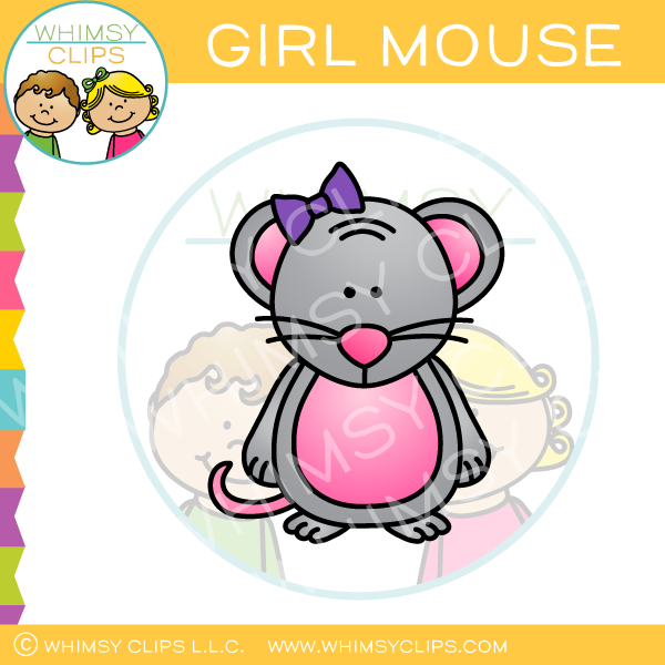 girl mouse clipart - photo #4